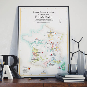 Mappa dei Vini di Francia